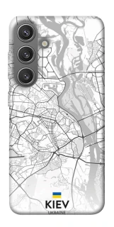Чехол на Samsung Galaxy S24+ Kiev white map фото 1 из 1