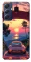 Чехол на Samsung Galaxy M54 5G Porsche at sunset фото 1 из 1
