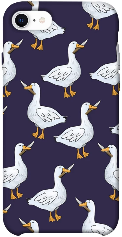 Чохол на Apple iPhone SE (2020) Гуси з претензією фото 1 з 1
