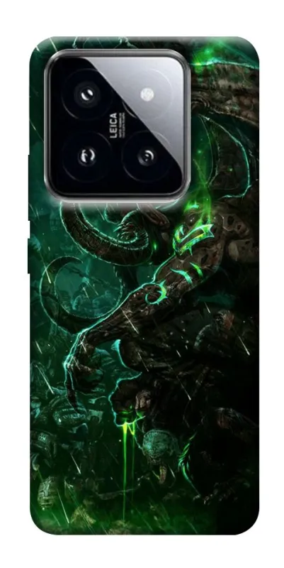 Чехол на Xiaomi 14 Pro Warcraft Illidan v2 фото 1 из 1