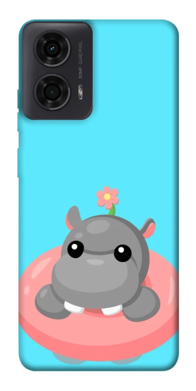 Чехол на Motorola Moto G24 Adopt Me Hippo Floatie фото 1 из 1