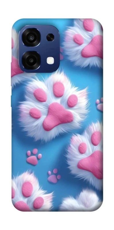Чехол на Oppo A6 Pro 4G/5G Cat paw фото 2 из 2