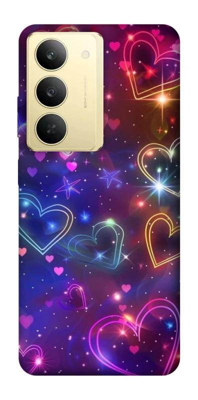 Чохол на Realme 14x Drawn hearts фото 1 з 1