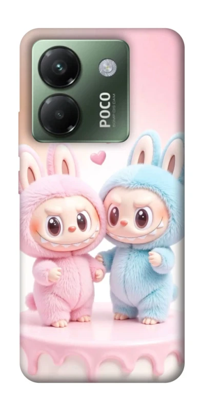 Чехол на Xiaomi Poco M7 pro 5G Labubu Twins фото 1 из 1
