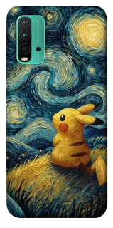 Чохол на Xiaomi Redmi Note 9 4G / Redmi 9 Power Pikachu and Van Gogh фото 1 з 1