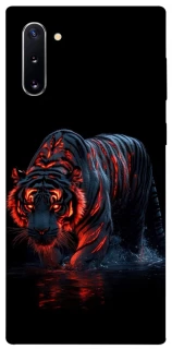 Чехол на Samsung Galaxy Note 10 fire tiger фото 1 из 1