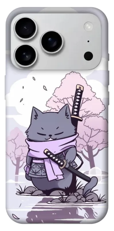 Чехол на Apple iPhone 18 Pro Max Samurai cat фото 1 из 1