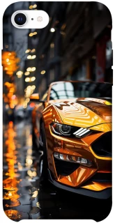 Чехол на Apple iPhone SE (2020) Golden sports car фото 1 из 1