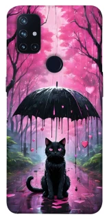 Чохол на OnePlus Nord N10 5G Black cat фото 1 з 1
