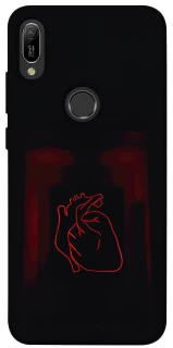 Чехол на Huawei Y6 (2019) Красное сердце фото 1 из 1