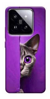 Чохол на Xiaomi 14 Pro Кіт-підглядач фото 1 з 1
