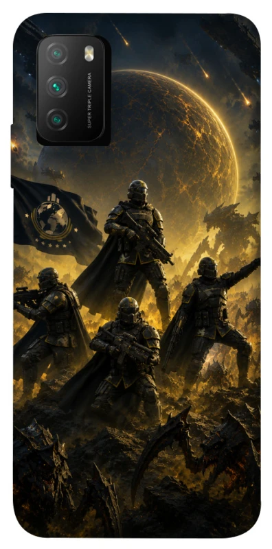 Чохол на Xiaomi Poco M3 HELLDIVERS ver.2 фото 1 з 1