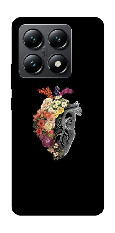 Чохол на Xiaomi 14T Heart with flowers фото 1 з 1