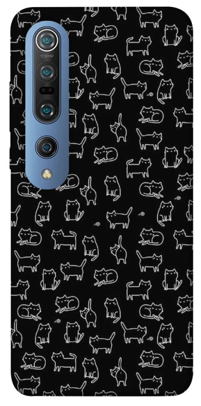 Чохол на Xiaomi Mi 10 / Mi 10 Pro Black Cats фото 1 з 1