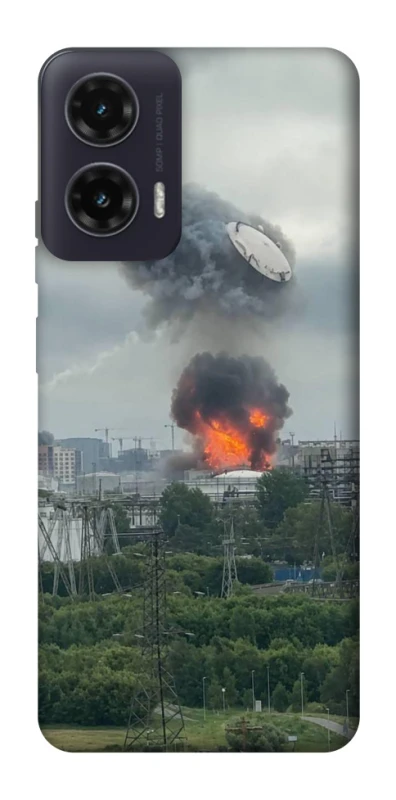Чохол на Motorola Moto G35 Moscow never sleeps ver.4 фото 1 з 1