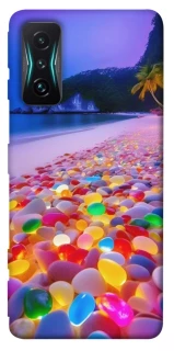 Чохол на Xiaomi Redmi K50 Gaming Каміння світиться на березі фото 1 з 1