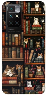 Чохол на Xiaomi Redmi 10 Cats & Books фото 1 з 1