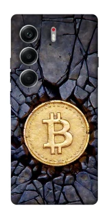 Чохол на Tecno Camon 40 Bitcoin cracks фото 1 з 1