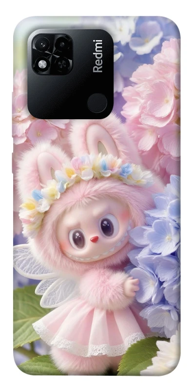 Чохол на Xiaomi Redmi 10A Labubu & Flowers ver.1 фото 1 з 1