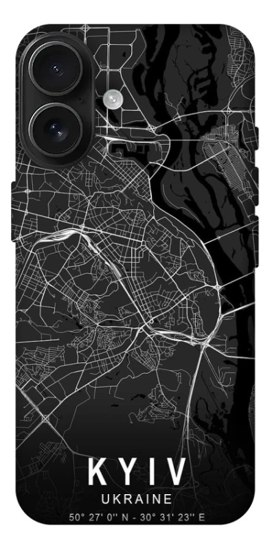 Чехол на Apple iPhone 17 (6.3") Kyiv map фото 1 из 1