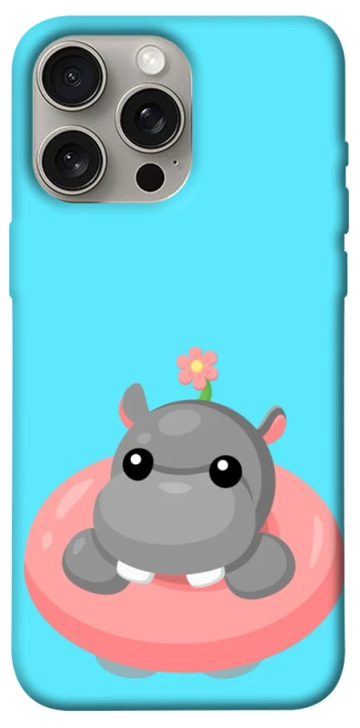 Чехол на Apple iPhone 15 Pro Max (6.7") Adopt Me Hippo Floatie фото 1 из 1
