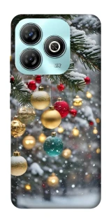 Чехол на ZTE Blade A75 4G Новогодний v48 фото 1 из 1