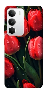 Чохол на Realme C71 Червоні тюльпани фото 1 з 1