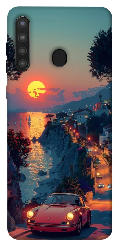 Чохол на Samsung Galaxy A21 Porsche sunrise фото 1 з 1
