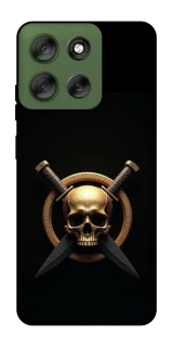 Чехол на Motorola Moto G56 5G Golden Skull фото 1 из 1