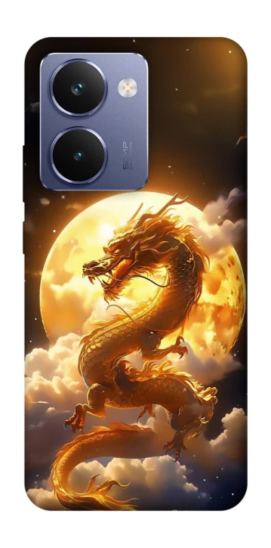 Чехол на Realme P3 Ultra Golden Dragon фото 1 из 1