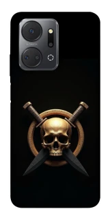 Чохол на Huawei Honor X7a Golden Skull фото 1 з 1