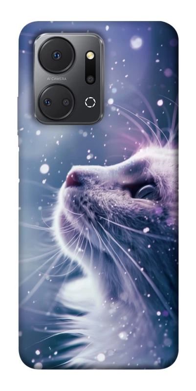 Чехол на Huawei Honor X7a Snow cat фото 1 из 1