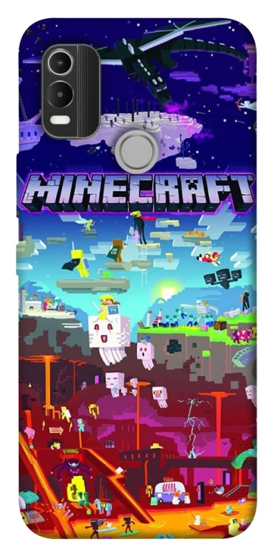 Чехол на Nokia C21 Plus Minecraft world фото 1 из 1
