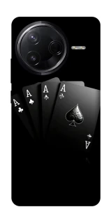 Чехол на Infinix Note 50 Pro Black Cards фото 1 из 1