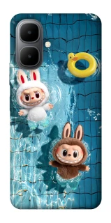 Чехол на Infinix Smart 10 Labubu in the pool фото 1 из 1