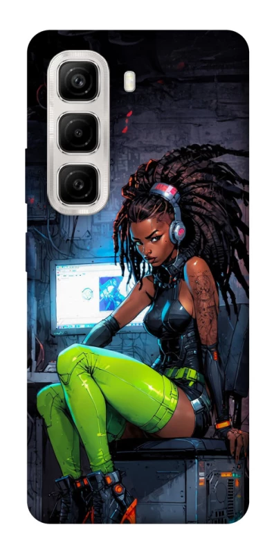 Чохол на Infinix Hot 50 4G Cyber girl фото 1 з 1
