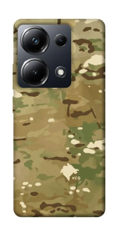 Чохол на Xiaomi Poco M6 Pro 4G Сamouflage v18 фото 1 з 1