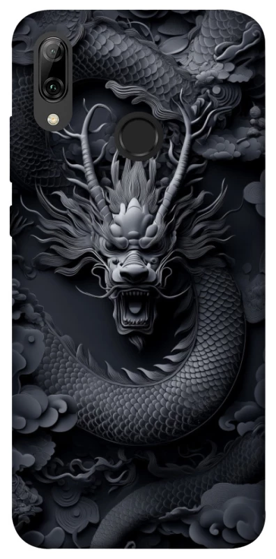 Чехол на Huawei P Smart (2019) black dragon фото 1 из 1