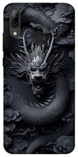 Чехол на Huawei P Smart (2019) black dragon фото 1 из 1