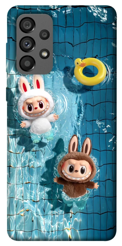 Чохол на Samsung Galaxy A73 5G Labubu in the pool фото 1 з 1