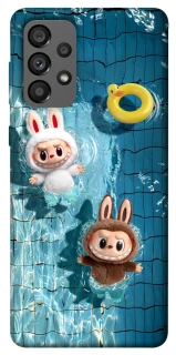 Чохол на Samsung Galaxy A73 5G Labubu in the pool фото 1 з 1
