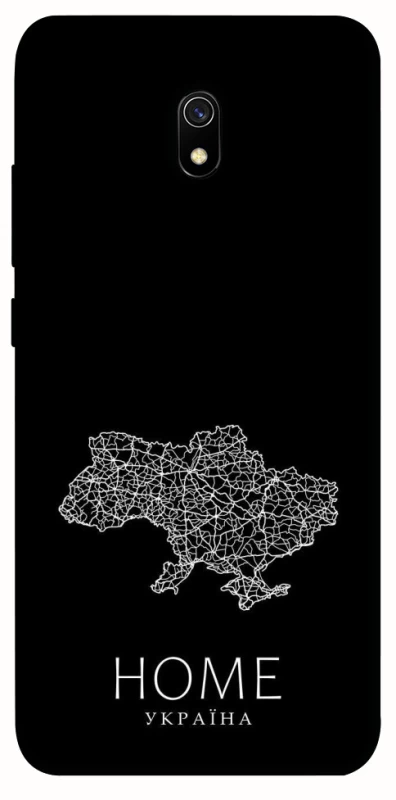 Чехол на Xiaomi Redmi 8a Ukraine black map фото 1 из 1
