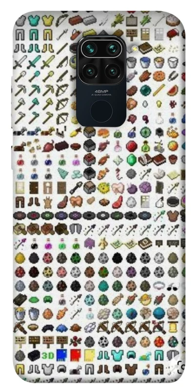 Чохол на Xiaomi Redmi Note 9 / Redmi 10X Minecraft v2 фото 1 з 1