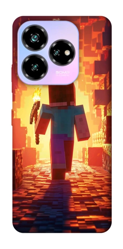 Чохол на ZTE Nubia V60 Desing Minecraft adventure фото 1 з 1