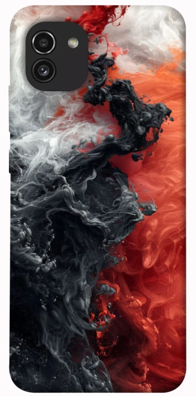 Чохол на Samsung Galaxy A03 Black and Red фото 1 з 1