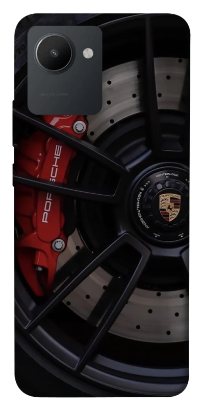 Чехол на Realme C30 Wheal porsche фото 1 из 1