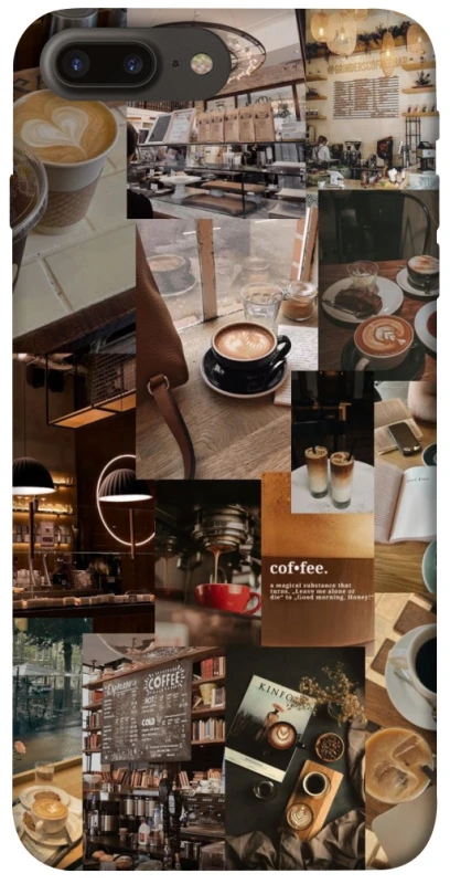 Чехол на Apple iPhone 7 plus / 8 plus Coffee collage ver.2 фото 1 из 1