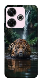 Чохол на Xiaomi Redmi 13 4G Leopard in water фото 1 з 1