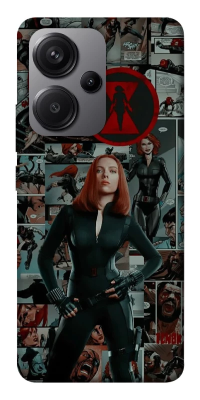 Чехол на Xiaomi Redmi Note 13 Pro+ Black Widow фото 1 из 1