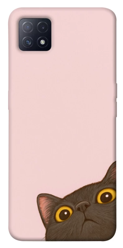 Чохол на Oppo A72 5G / A73 5G Peeping cat фото 1 з 1